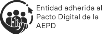 logotipo de Entidad adherida al pacto digital de la AEPD