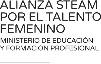 logotipo Alianza Steam por el talento femenino